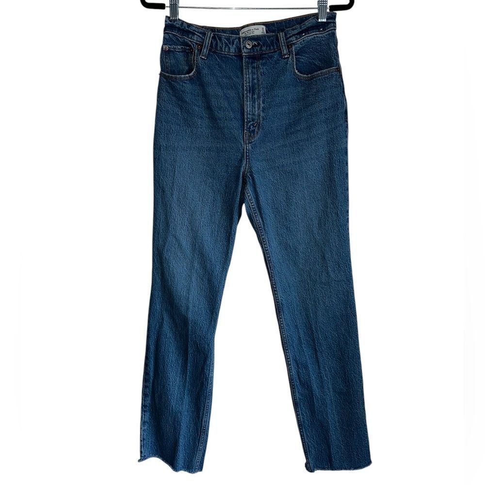 Abercrombie & Fitch A&F size 29 8 ultra high rise‎ the 90s straight jeans pants